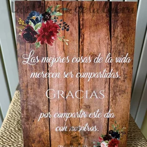 Cartel las mejores cosas de la vida merecen ser compartidas