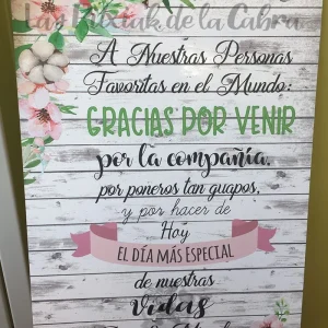 Bienvenidos Irene y Miguel