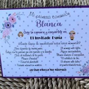 Cartel Espía Comunión