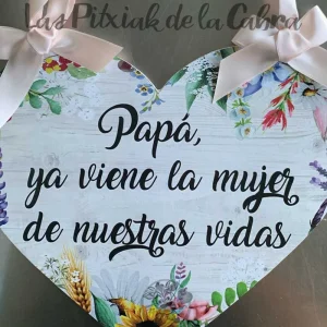 Cartel Corazón Girasol