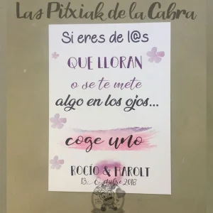 Cartel Lágrimas Roci & Harolt