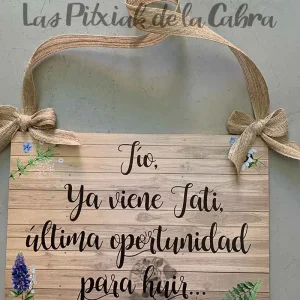 Cartel Novia Lavanda