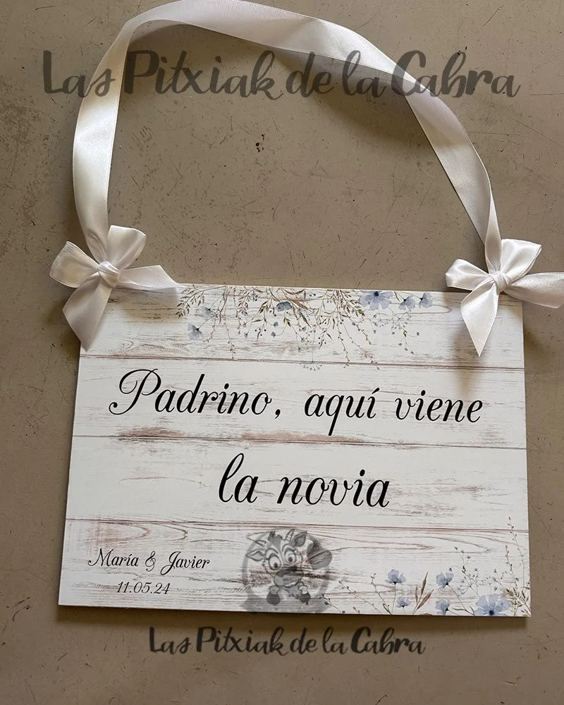 Cartel Padrino aquí viene la novia