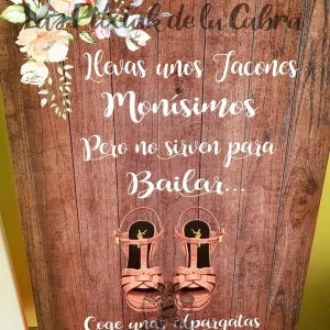 Cartel Tacones Raquel Sandalias