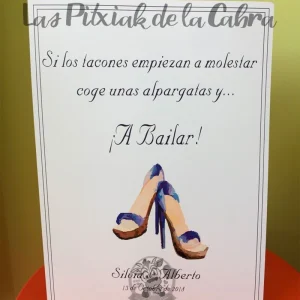 Cartel Tacones sencillo Silvia