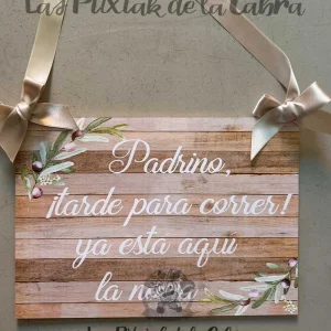 Padrino tarde para correr