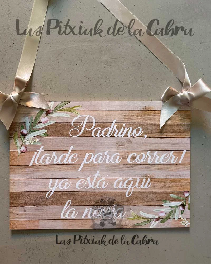 Padrino tarde para correr