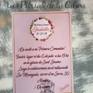 Invitación Giulietta