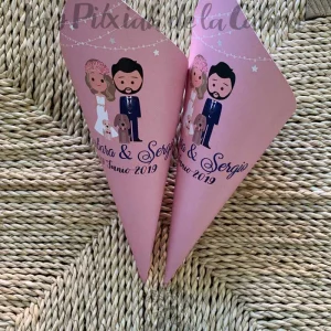 Conos Novios Bárbara y Sergio