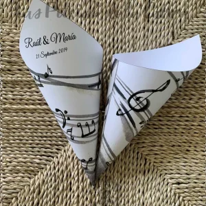 Conos para bodas Musicales