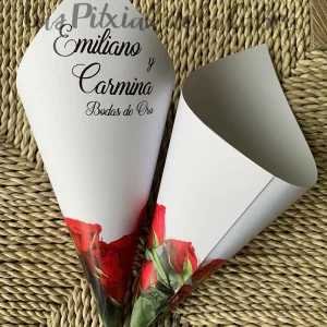 Conos Rosas Emiliano y Carmina