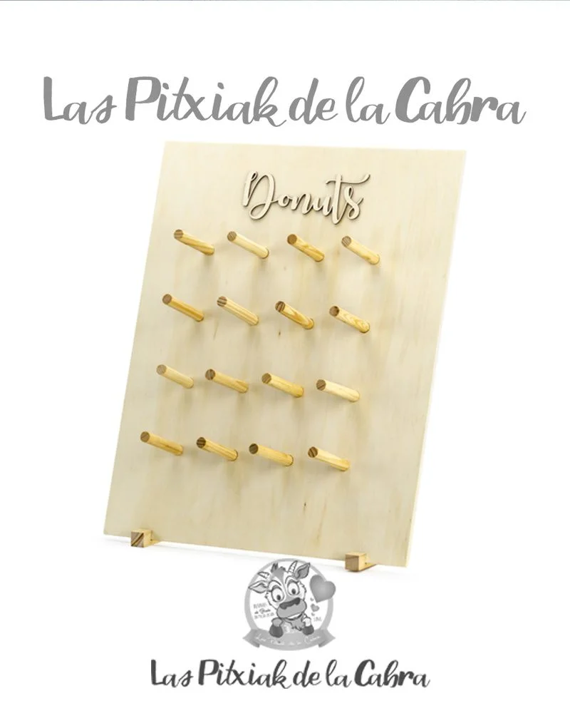 Tablero para Donuts Boda Candy Bar
