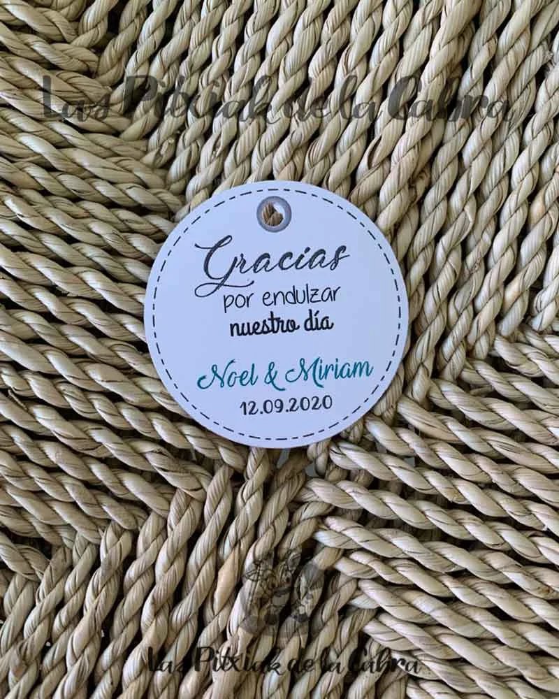 Etiquetas Gracias Dulce