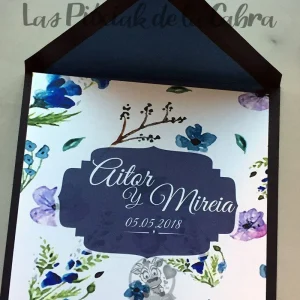 Invitación Cuadrada Aitor