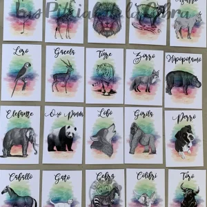 Meseros Animales Arcoiris