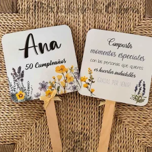 Pai Pai Abanico 50 cumpleaños