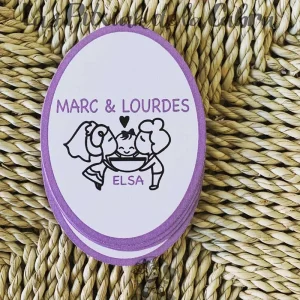 Pegatinas Ovaladas Elsa