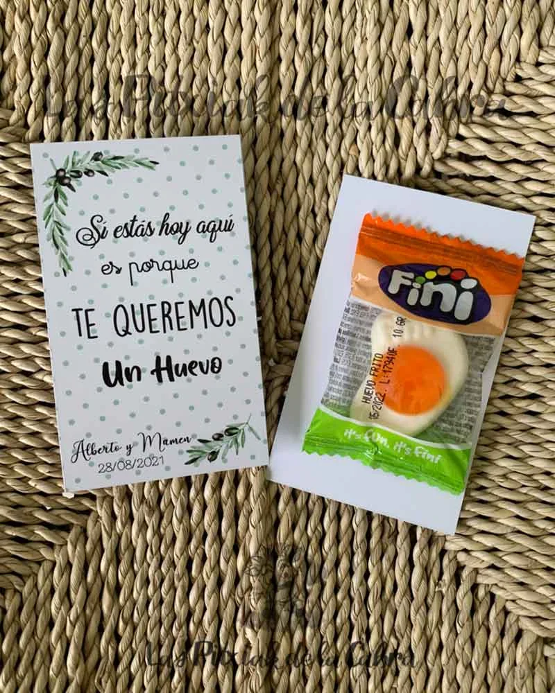 Tarjeta de Agradecimiento Olivo