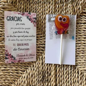 Tarjetas de agradecimiento Bernardo y María