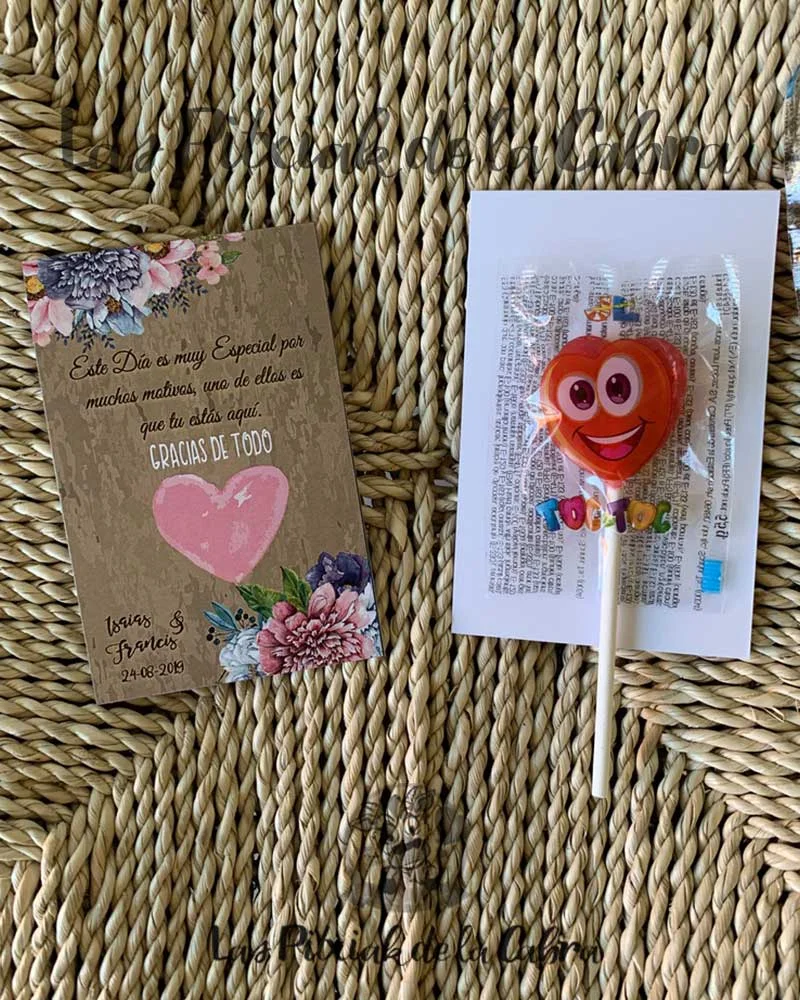 Tarjeta de Agradecimiento Isaias & Francis - Imagen 2