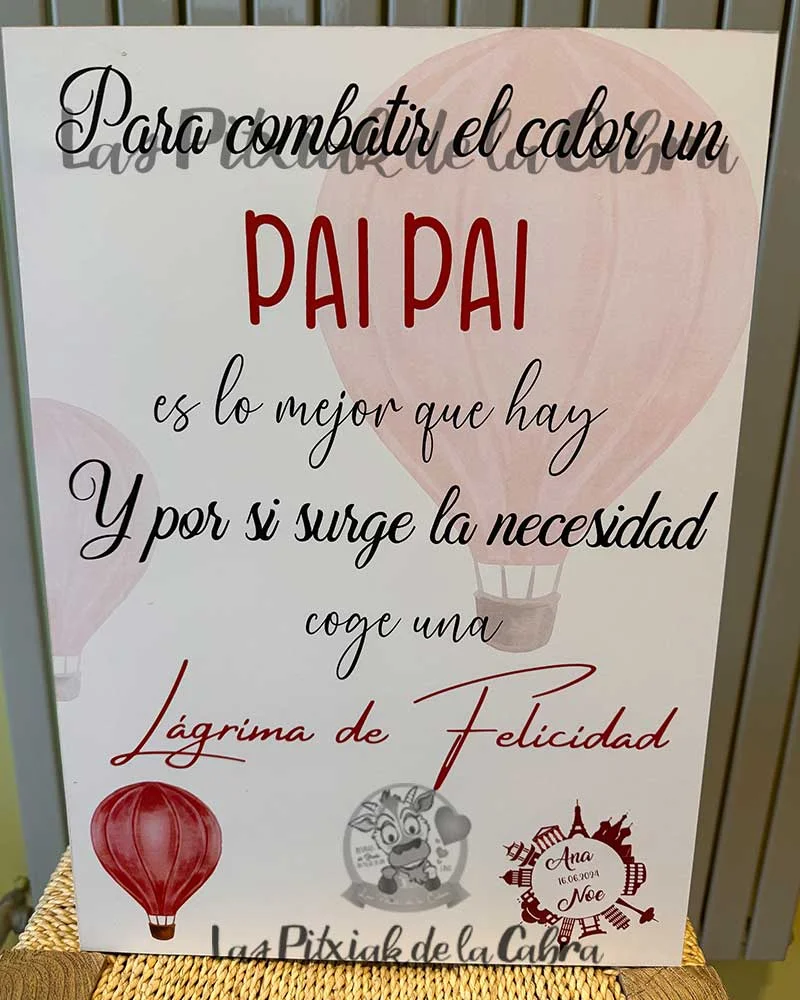 Cartel temática viajera tenemos cosas