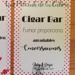 Cigar Bar Patry lunares Rojos