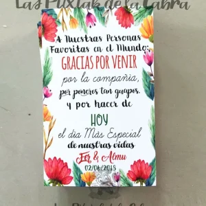 Tarjetas Agradecimiento Eva