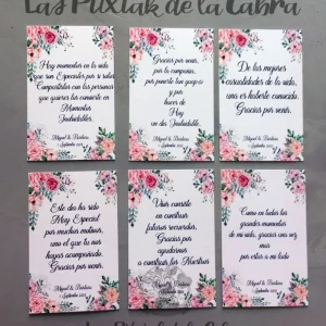 Tarjeta Estampado Floral