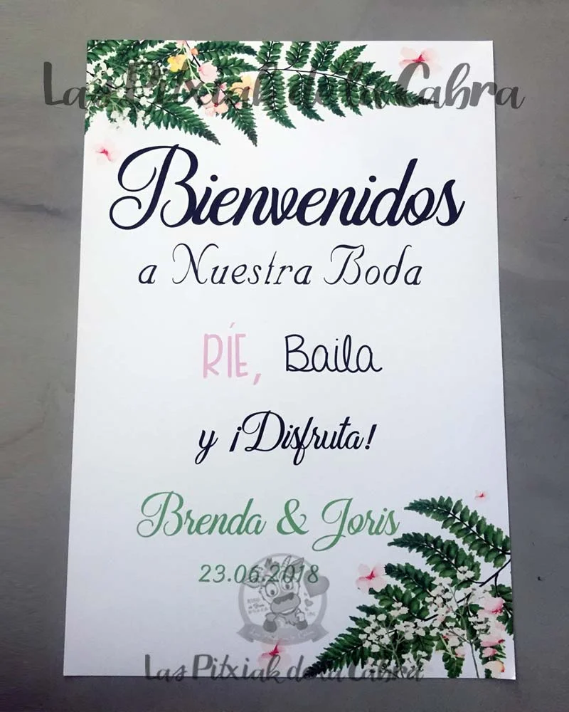 Bienvenidos Brenda & Joris