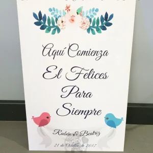 Cartel comienza nuestro “Felices para siempre”