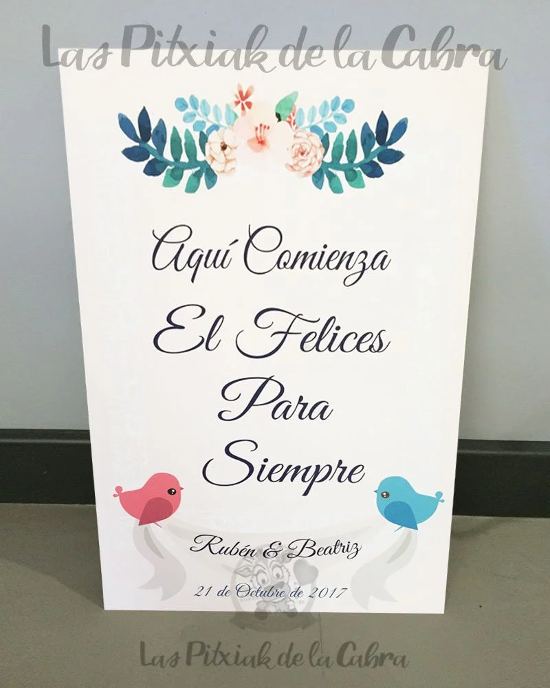 Cartel comienza nuestro “Felices para siempre” - Imagen 2