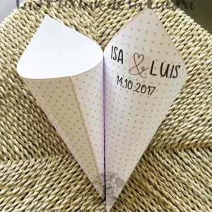 Conos de topitos Isa y Luis