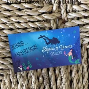 Para botellas de agua Begoña & Vicente