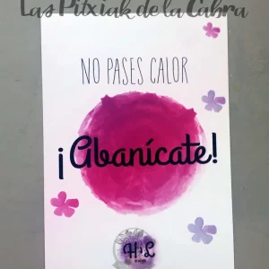 Cartel ¡Abanícate! bodas