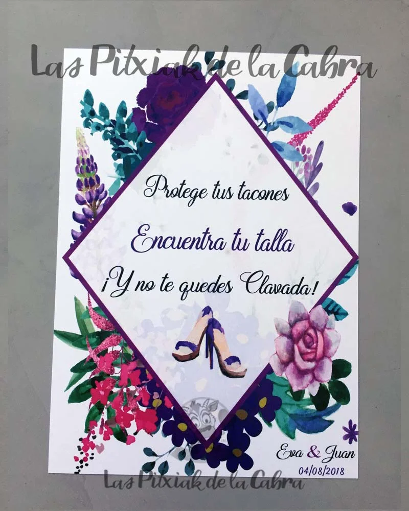 Cartel ¡No te quedes clavada!