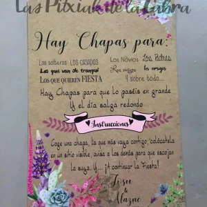 Cartel Chapas Alazne