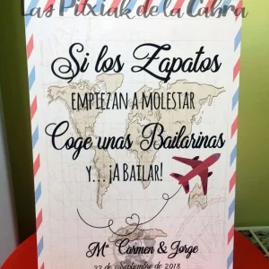 Cartel “Bailarinas y a bailar”