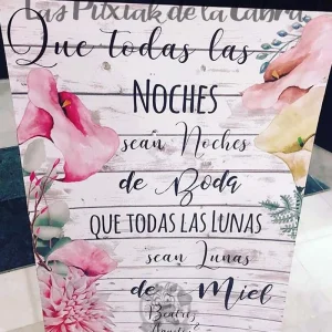 Cartel “Lunas de miel”