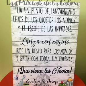 Cartel “Lanzar Con Cariño”