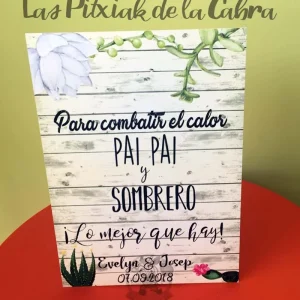 Cartel “Pai-Pai y Sombrero”