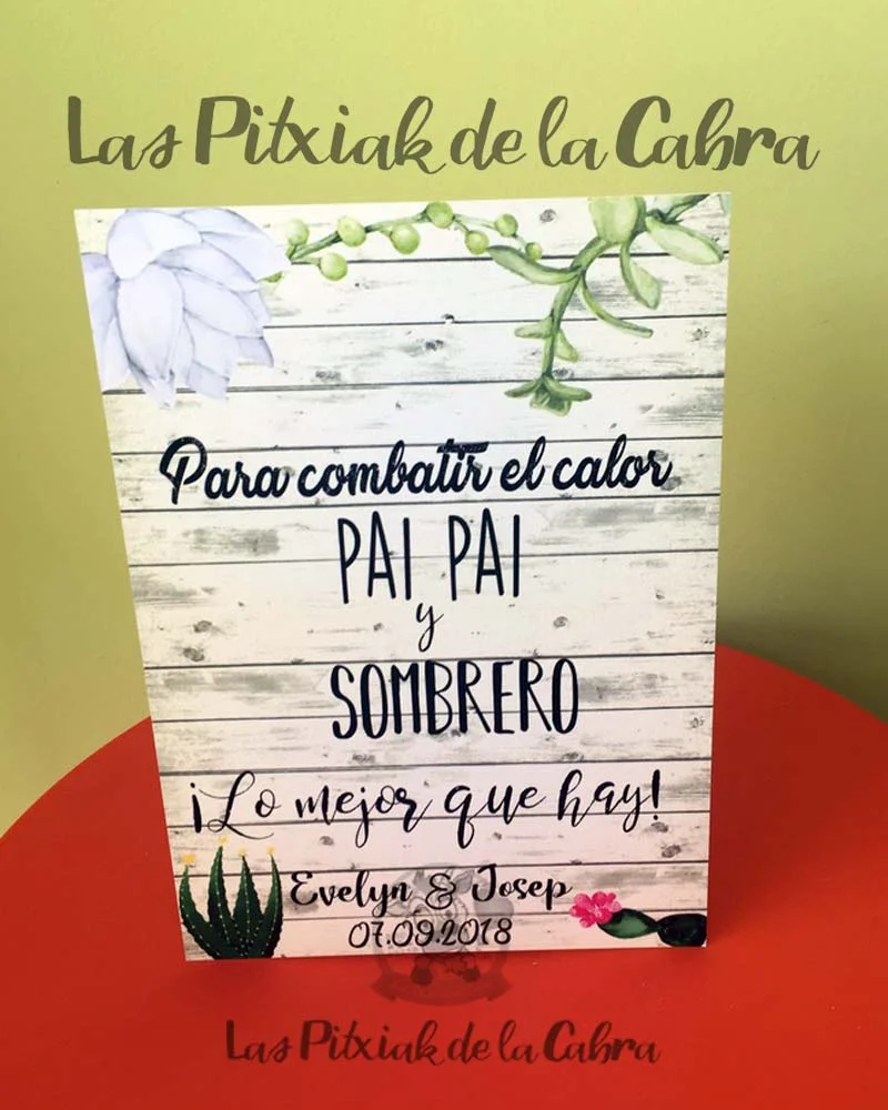 Cartel “Pai-Pai y Sombrero” - Imagen 2