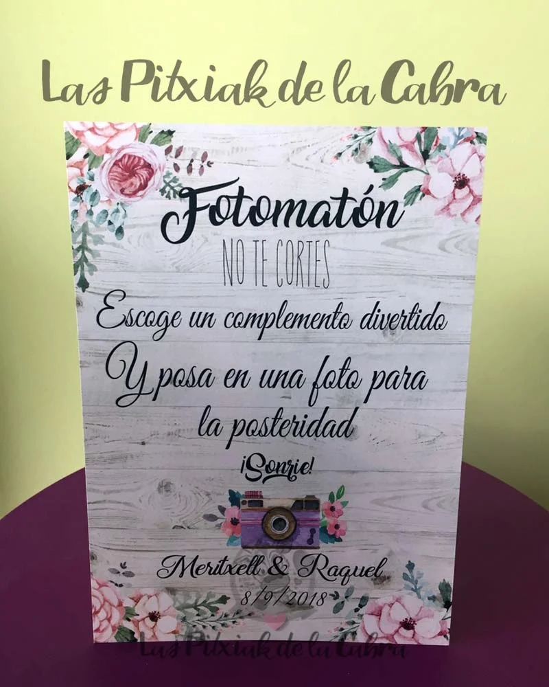 Cartel “Fotomatón”