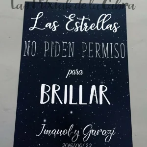 Cartel “Las Estrellas no Piden Permiso para Brillar”