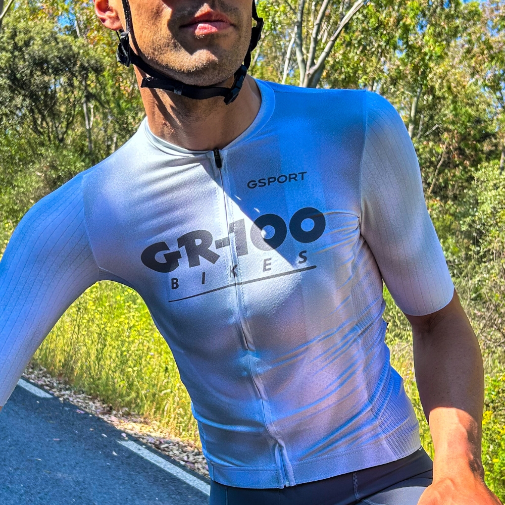 Maillot Unisex BLANCO Aero Corto GSPORT 2025 - Imagen 2