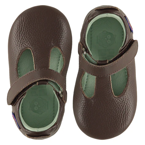 Poco Nido mighty shoes Mocha Teal Mary Jane - merceditas respetuoso café - Imagen 3