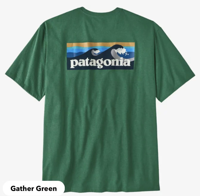 Patagonia Boardshort Logo Pocket Responsibili Tee - Imagen 2