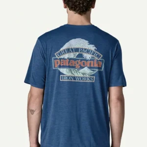 Patagonia Capilene Cool Daily Shirt Great Waves Blue