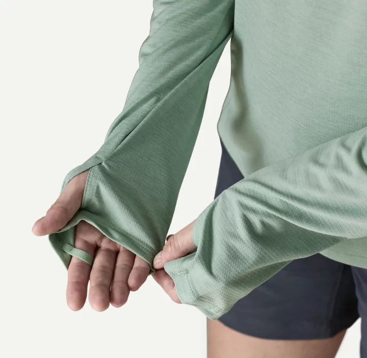 Patagonia Capilene Cool Sun Hoody Woman Blue - Imagen 4