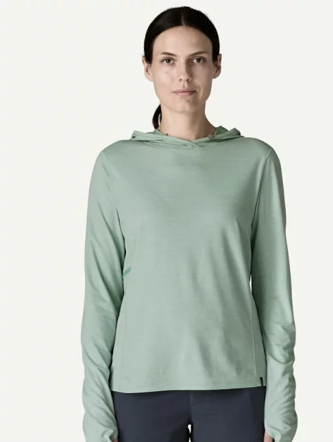 Patagonia Capilene Cool Sun Hoody Woman Blue - Imagen 2