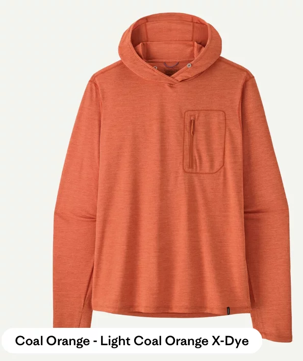 Patagonia Capilene Cool Sun Hoody Men Orange